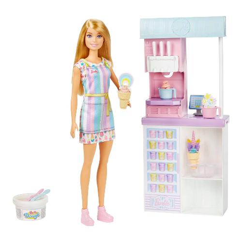 Mattel Set bambola La Gelateria BARBIE HCN46