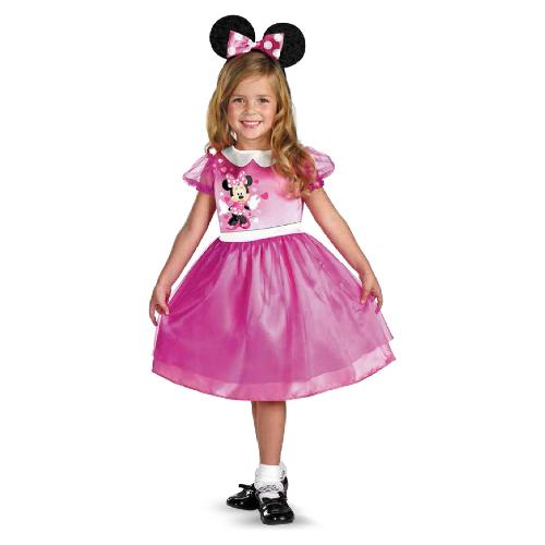 Costume Minnie originale Walt Disney bimba 7-8 anni