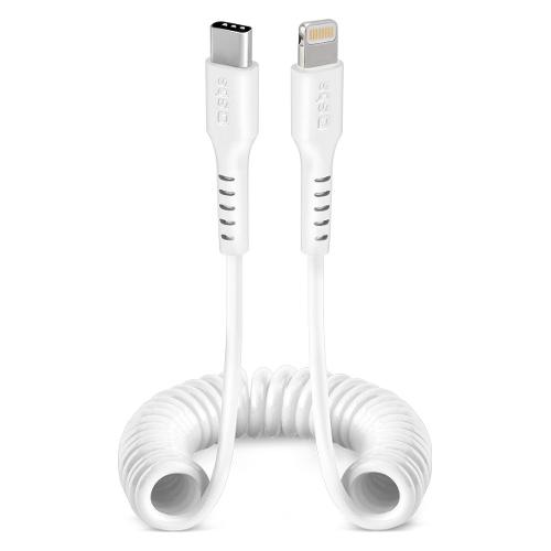 Sbs Cavo Lightning CHARGING DATA CABLE Certificato Apple Mfi White 1m TECABLELIGTCSW