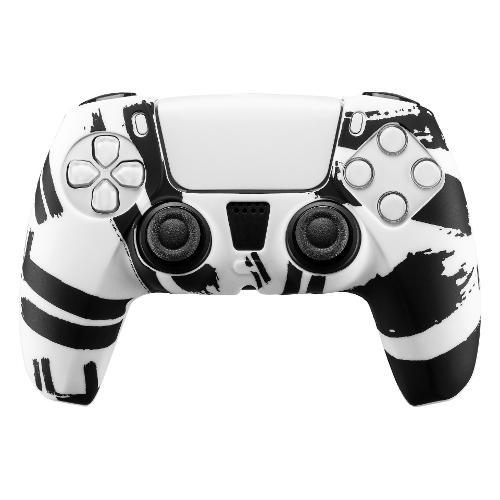 Impugnatura per controller ps5 2 coppie bianco e nero design