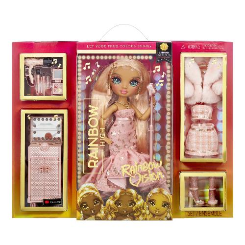 Mga Bambola Vision Divas Sabrina St.Cloud (28cm) RAINBOW HIGH Rosa quarzo 582700
