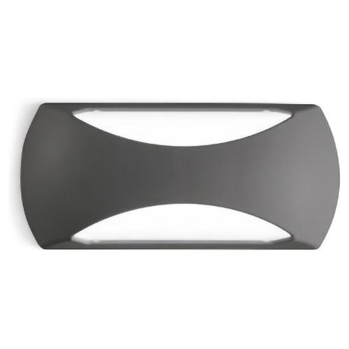G.E.A. Luce Applique da esterno SURYA Grigio antracite (23x10,5cm) GPL253 1 luce - LED - Max 12W