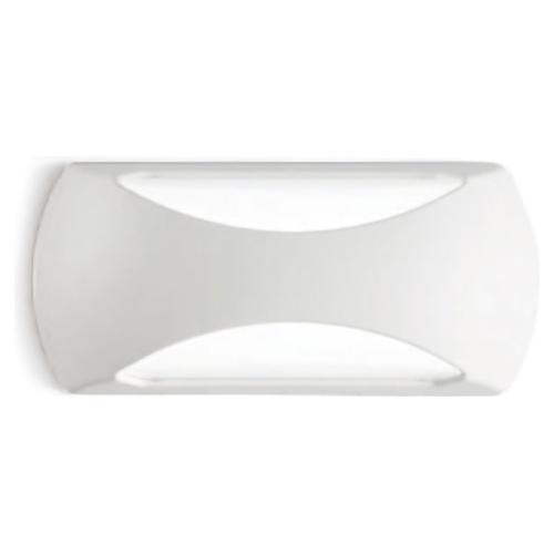G.E.A. Luce Applique da esterno SURYA Bianco (23x10,5cm) GPL252 1 luce - LED - Max 12W