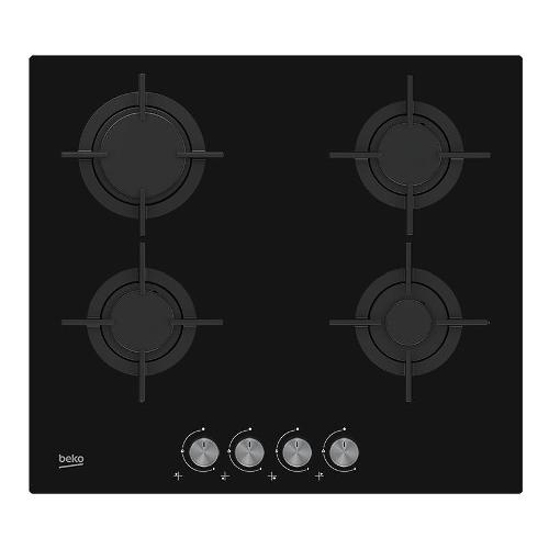 Beko Piano cottura gas 4 zone Hilg64222S Black (60cm) 7757188647