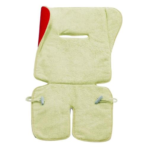 Italbaby Copriseduta Double Face per passeggino, seggiolino auto, seggiolone Rosso 050 0030 13