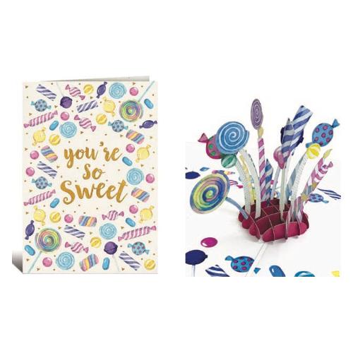 Marpimar Biglietto auguri Compleanno ORIGAMI Pop Up (11,8x16,8 cm) 21OR234