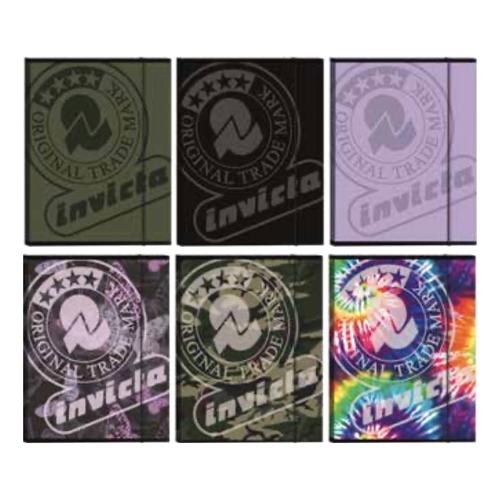 Invicta Cartellina 3 lembi con elastico (25x1x34 cm) 501002205