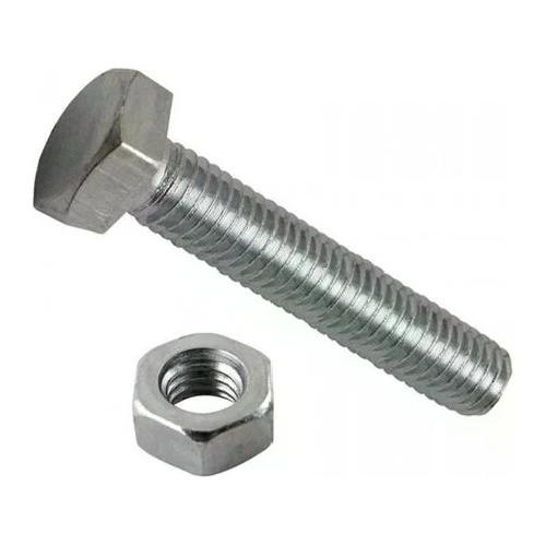 Oreca Set bulloni esagonali Con dado (3x0,6 cm) Zincato Blister 4 pz 11006003001