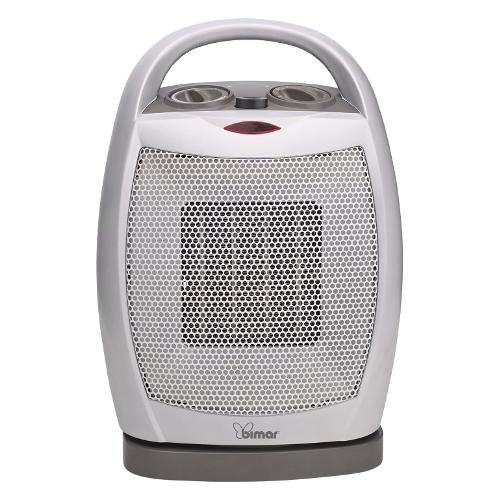 Bimar Termoventilatore FAN HEATER Table ptc White e Grey HP104 1800W