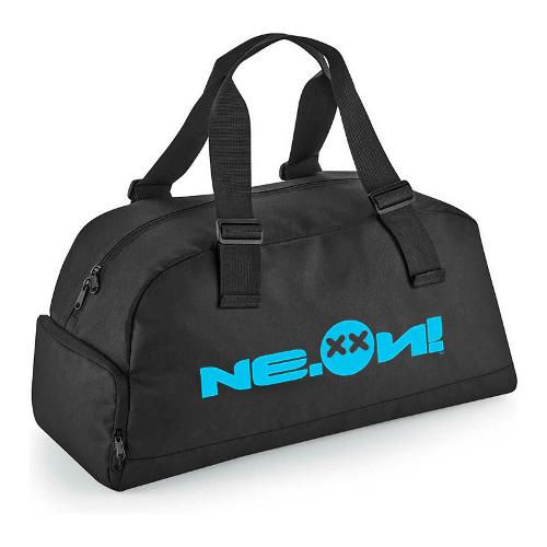 Neon Milano Borsa viaggio Sport (54x21,5x28cm) REFLEX Nero e Blu 002BB