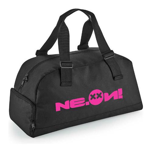 Neon Milano Borsa viaggio REFLEX Sport Nero e Fucsia (54x21,5x28 cm) 003BF