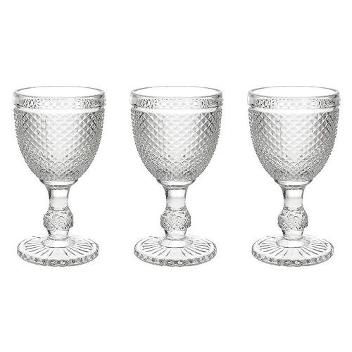 Tognana Set calici Vino 3 pz (280ml) DIAMANTE Trasparente N3585T95895