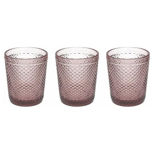 Tognana Set bicchieri Acqua 3 pz (300ml) DIAMANTE Ciclamino N3585T65894