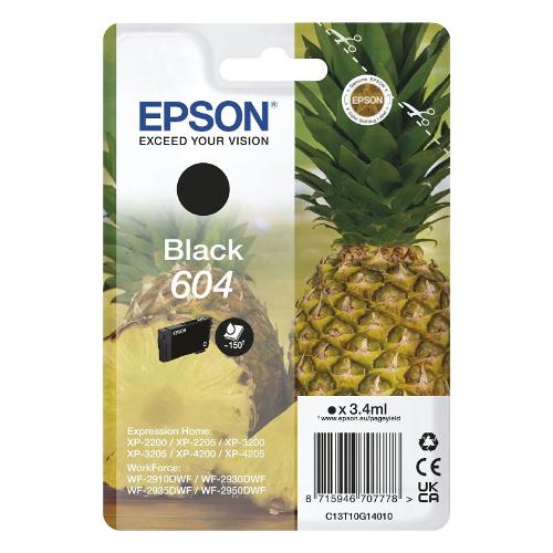 Epson Cartuccia stampante Serie Ananas Nero 604 C13T10G14020