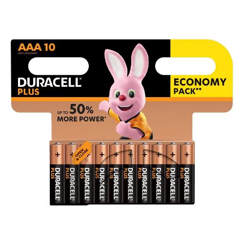 Duracell Batteria Ministilo AAA Alcalina PLUS 10pz DU0251