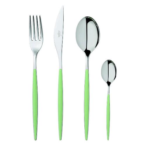 Set posate tavola 24pz FEELING Verde mela 23000084