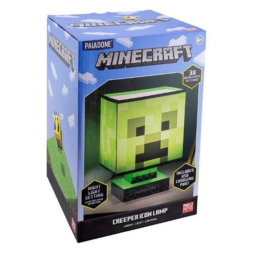 Lampada Creeper Blu Minecraft