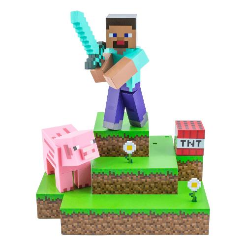Paladone MINECRAFT Steve Diorama Lampada PP9463MCF