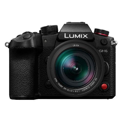 Panasonic Fotocamera mirrorless 25Mpx LUMIX Kit Leica Dg Vario Elmarit 12 60 mm Black DC GH6LE