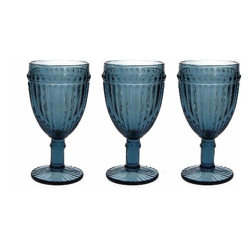 Tognana Set calici Vino 3 pz (310ml) DORICO Blu N3585T75893