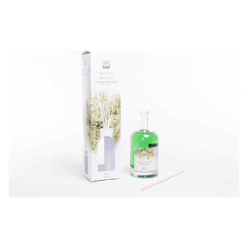 Profumatore con stick diffusori BOUQUET 500 ml essenza muschio bianco 21127