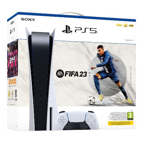 Sony Interactive Console videogioco PLAYSTATION 5 Standard C Chassis + FIFA 23 White 1000035724