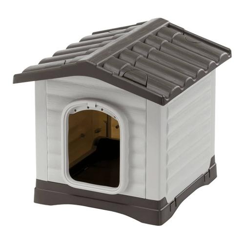 Ferplast Cuccia esterno Dog Villa 50 taglia piccola Bianco e Nero (43x48x44 cm) 87252599