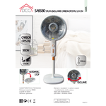 Stufa carbonio 18m³ RADIANT HEATER White e Gray HR318