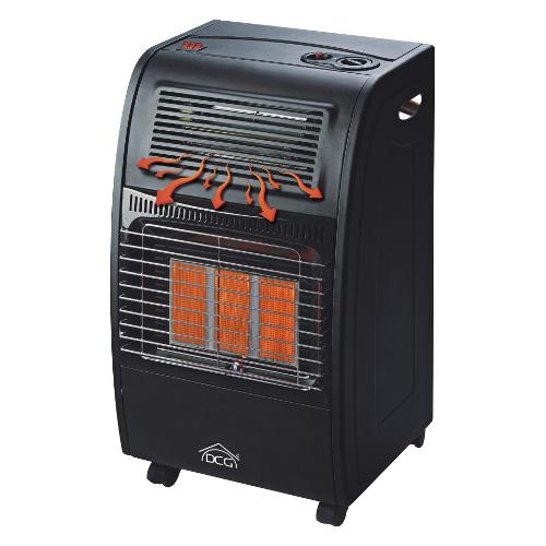 Dcg Stufa gas 4,2kW Infrarossi Black GH09