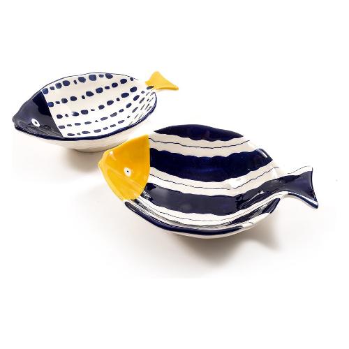 Mercury Coppa Ceramica (22,5cm) Pesce MARE Assortito 11791