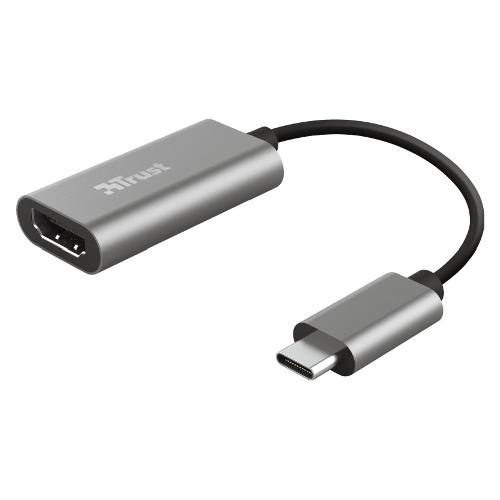 Trust Adattatore computer DALYX Usb C a Hdmi Grey 23774