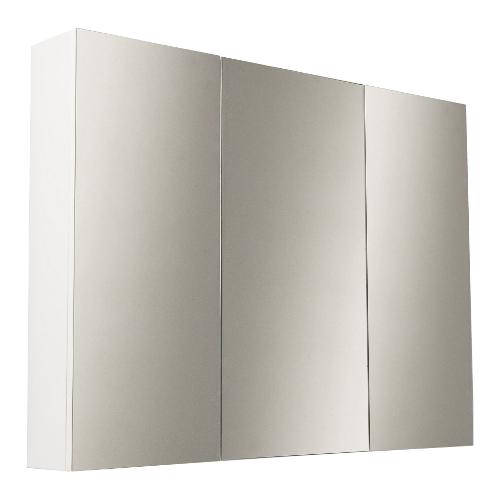 Pensile bagno Bianco lucido L 80 cm