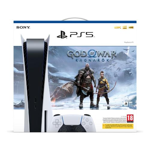 Sony Interactive Console videogioco PLAYSTATION 5 Standard C + God Of War Ragnarok White 9449997