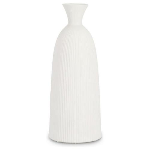 Bizzotto Vaso Ceramica (23x57cm) STRIPED Bianco 0501436