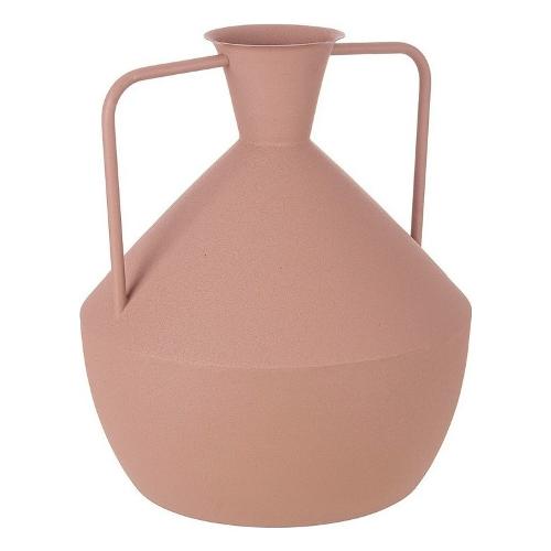 Bizzotto Vaso Metallo (30,5x35cm) anfora 2 Manici KYLIX Rosa 0183079