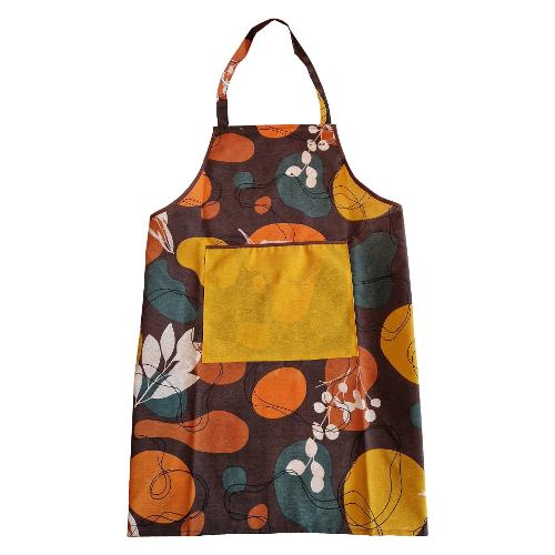 Olibò Grembiule cucina MOMO con pettorina Cioccolato 700201 MOCH