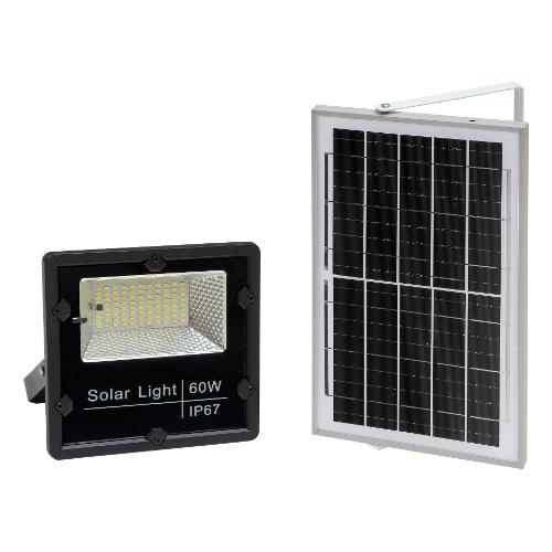 Vivida Srl Proiettore con sensore presenza solare FLAG Nero (22x22cm) VOD 87 60 NE 1 luce - LED - Max 60W