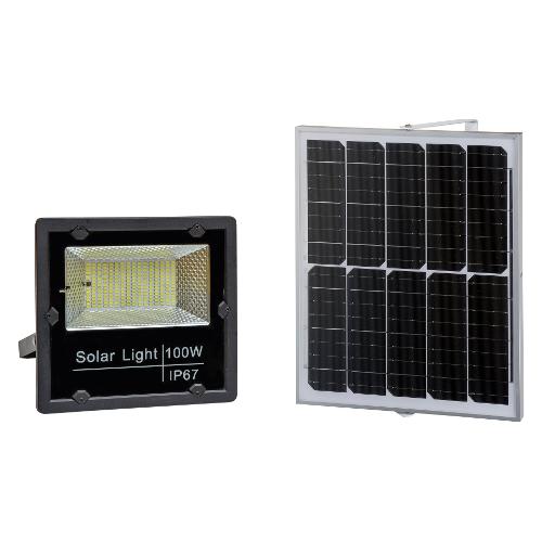 Vivida Srl Proiettore con sensore presenza solare FLAG Nero (28x26cm) VOD 87 100 NE 1 luce - LED - Max 100W