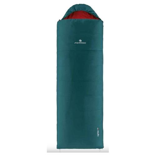Ferrino Sacco a pelo Lightech 700 Square Sx (215x75 cm) verde per T 20-24°C 86154NVVS