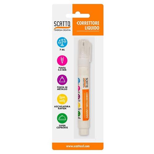 Scatto Correttore liquido a penna 7 ml rapida asciugatura 959
