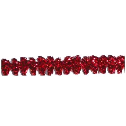 Euromarchi Ghirlanda (200 cm) spirale con gancio Rosso Q502