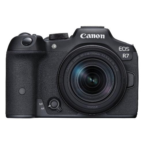 Canon Fotocamera mirrorless 32,5Mpx APS C EOS R7 Kit Rf S 18 150mm Is Stm Black 5137C010
