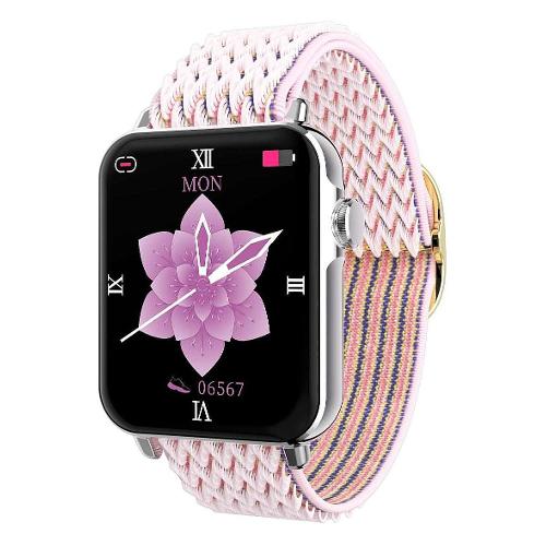 Smarty Cinturino orologio CLASSIC Pink e Silver SW035E03