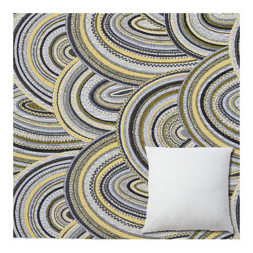 Rizzi Cuscino arredo BLANCHE Bombato Giusy 0996 (50x15x50cm) JA0020BL0996