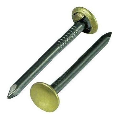 Oreca Chiodi per legno testa bombata (20x2 mm) Blu e Ottone 26002002001
