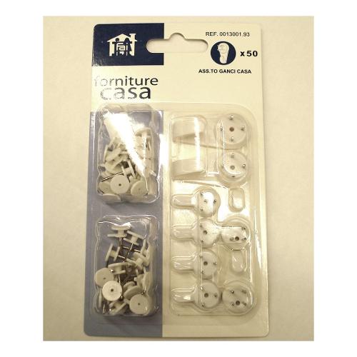 Oreca Ganci casa assortiti Universale Bianco 40 pz 0013001 96