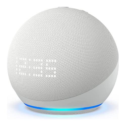 Amazon Assistente vocale ECHO DOT 5Gen con Orologio White B09B95DTR4