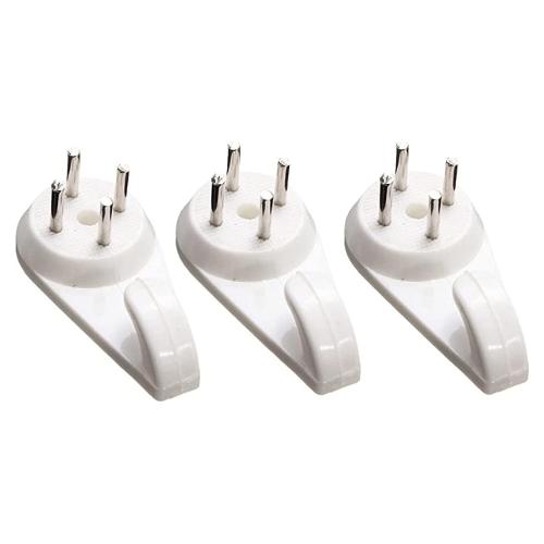 Oreca Ganci appenditutto con chiodo Bianco Blister 3 pz 2800134801