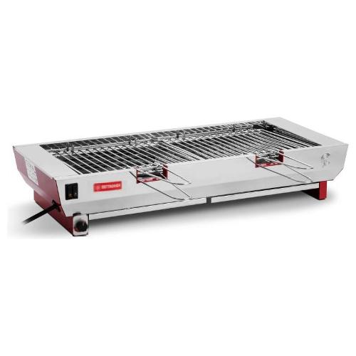 PICCOLA GRIGLIA ELETTRICA TUTTA INOX B830 ELETTROPIU'1600Watt