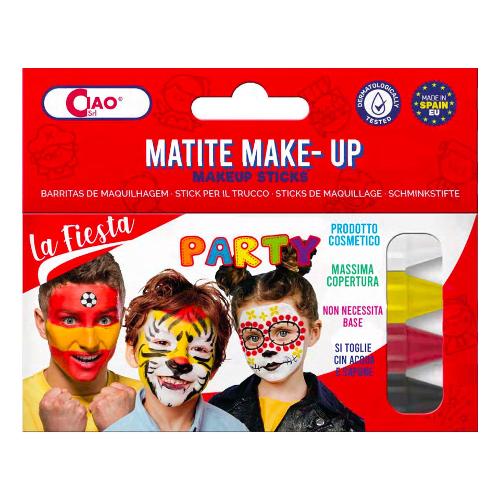 Ciao Set trucchi carnevale Matite Make Up Party Colori assortiti 64010
